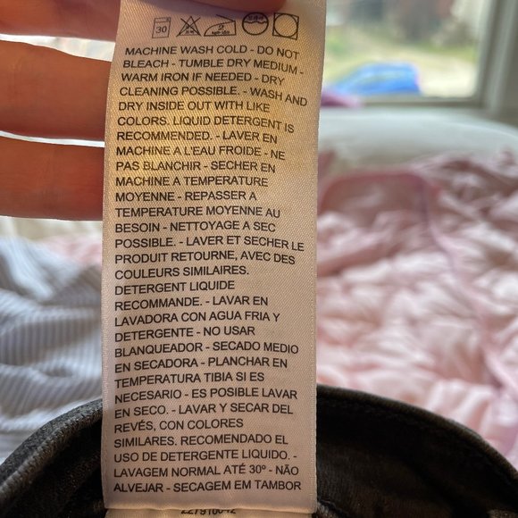 Levi's | Black Label Black Mile High Super Skinny Denim Jeans Sz 26 - Picture 10 of 10